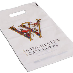 1000 x Printed Plastic Carrier Bags (Small)