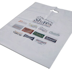 1000 x Printed Plastic Carrier Bags (Large)