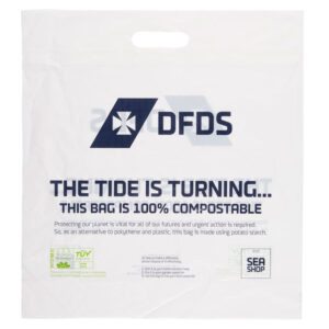 1000 x Potato Starch Carrier Bags (Bio Degradable)