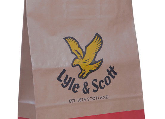 Twisted paper handle bags