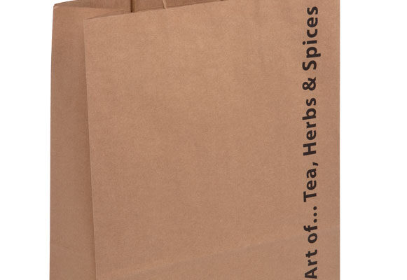 Twisted paper handle bags